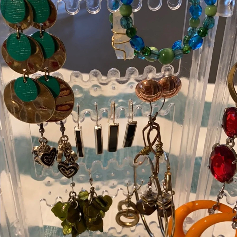 Earring / necklace organizer/ holder storage